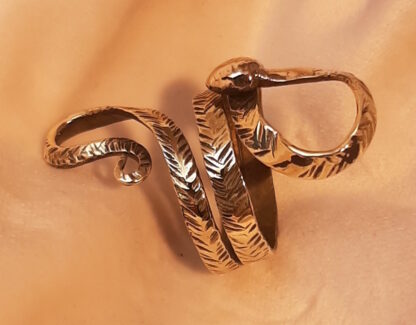 brass snake ring