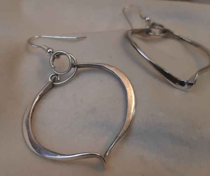 Orecchini in argento – Philemo – – Officine Urania – artigianato in rame e  metalloterapia